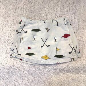 Pink Chicken Golf Skort 6Y